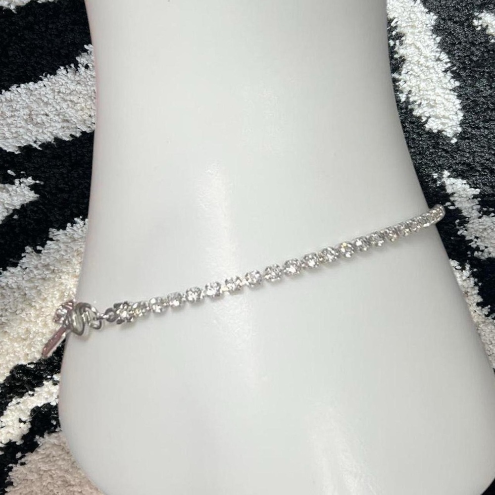 Monet Silver Crystal Bracelet